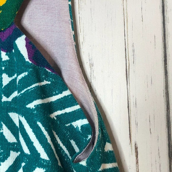 Anthro Vanessa Virginia graphic Hibiscus shift - Picture 8 of 8